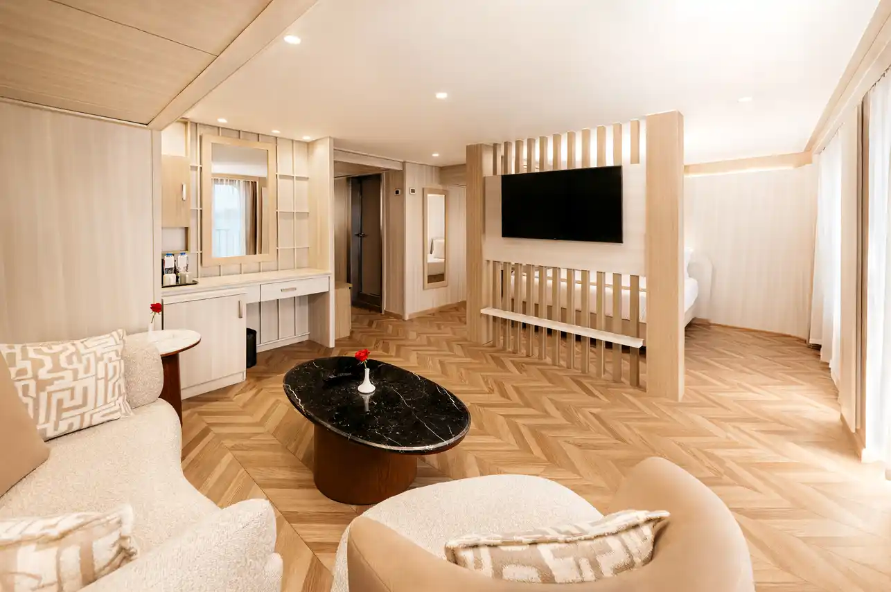 Cabin aboard the MS Alma Nile Cruise Nile cruise